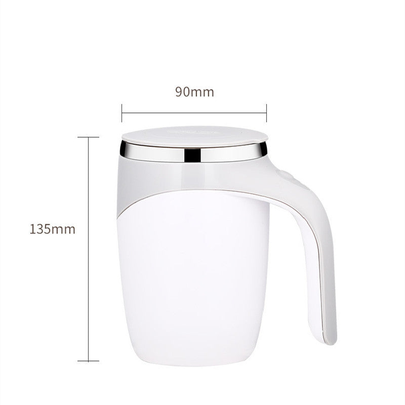 Laddningsbar Automatisk Rörkopp – Kaffekopp med Omrörningsfunktion Milkshake Rotating Magnetic Water Cup