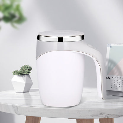 Laddningsbar Automatisk Rörkopp – Kaffekopp med Omrörningsfunktion Milkshake Rotating Magnetic Water Cup
